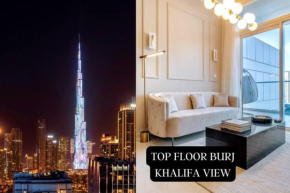 Luxury Top Floor apt with Full Burj Khalifa view